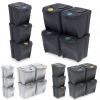 Waste Bins Stone Grey