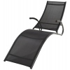 Foldable Black Sun Lounger [807664]