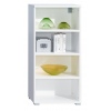 Four Shelf Bookcase Wall Mountable Unit - White [8012/29]