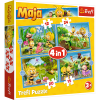 Puzzles - "4in1" - Maya the Bee adventures [34356]