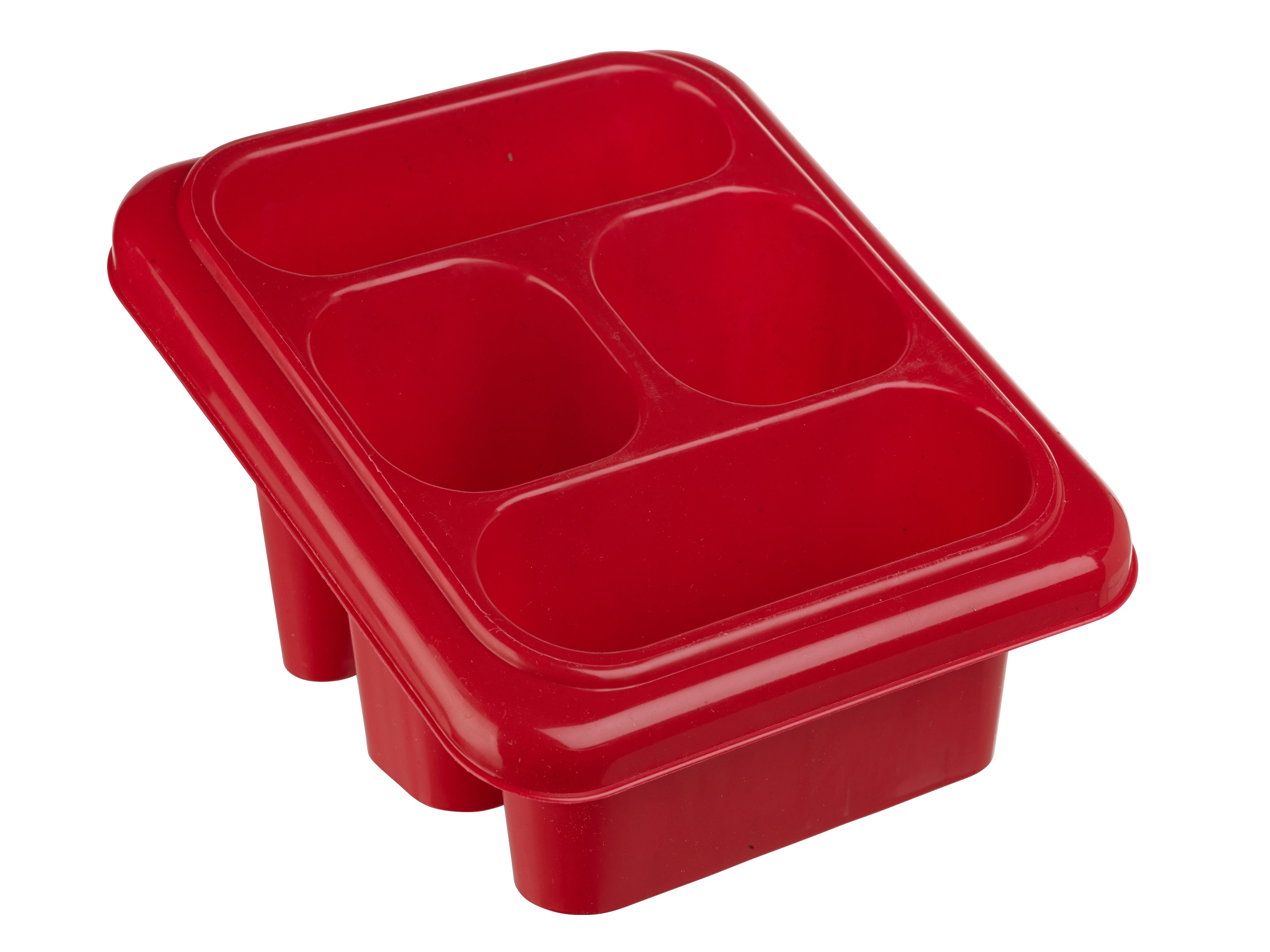 Plastic 4 Section Cutlery & Utensil Drainer Holder Sink Tidy Organiser