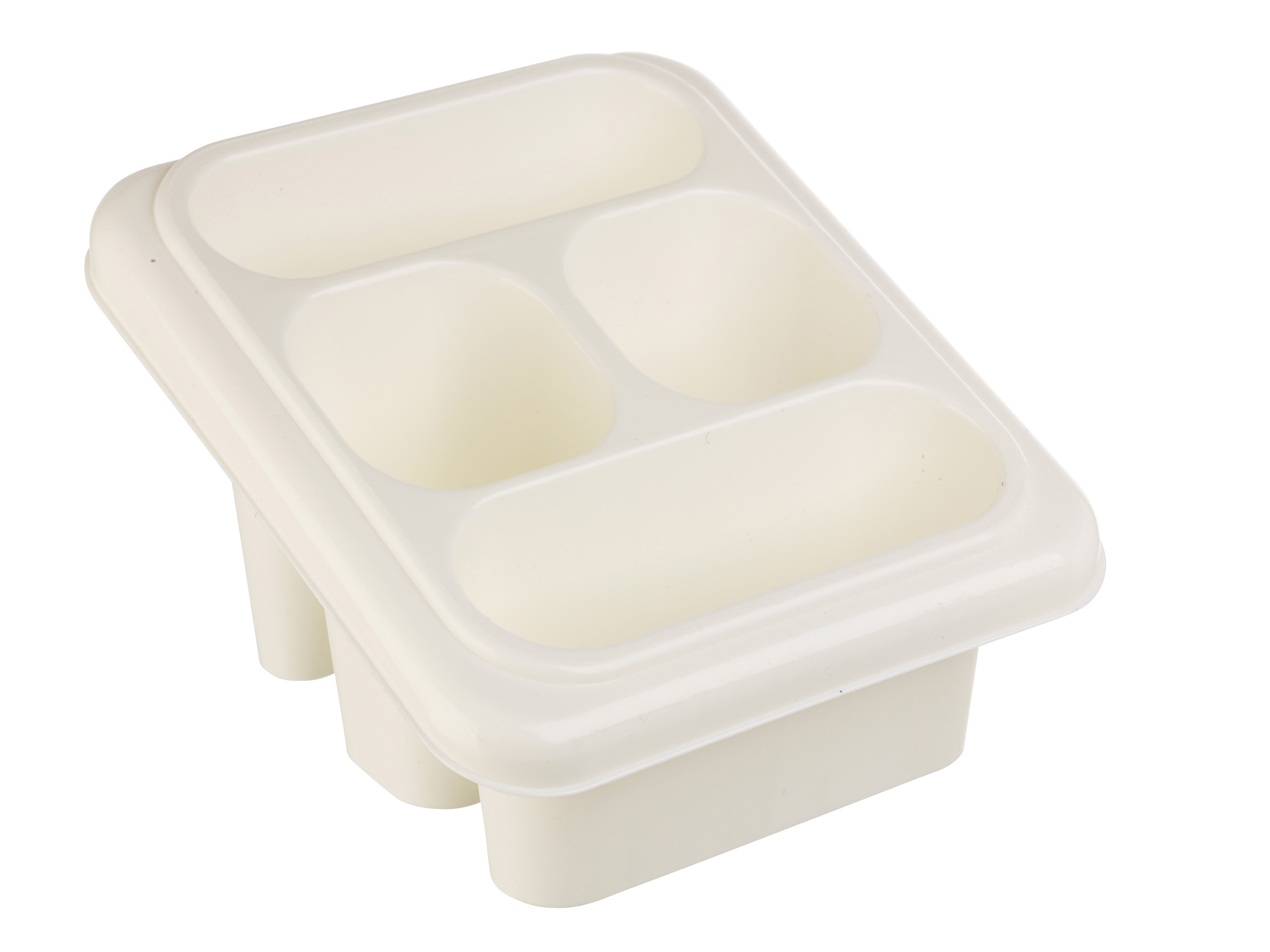 Plastic 4 Section Cutlery & Utensil Drainer Holder Sink Tidy Organiser