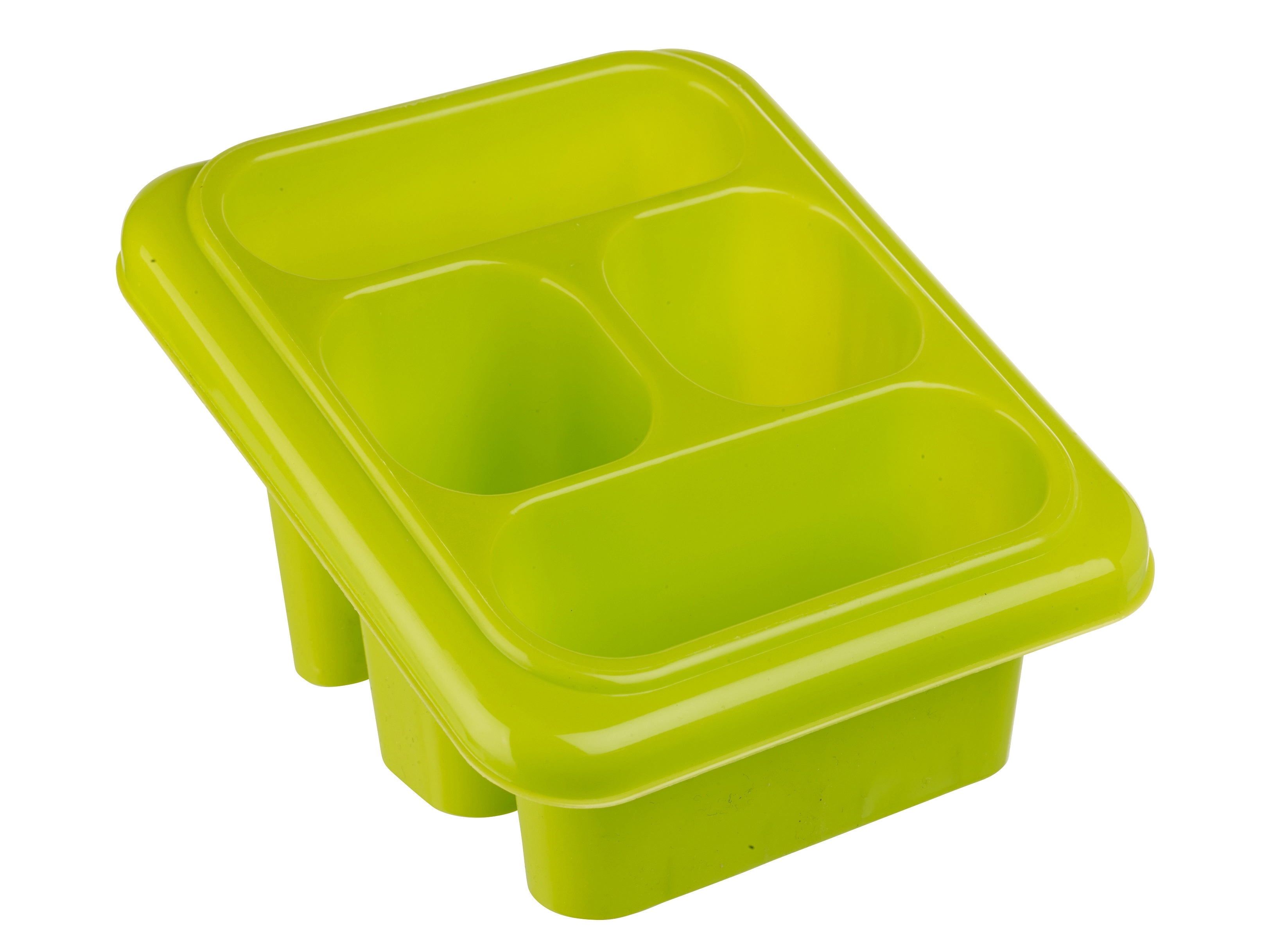 Plastic 4 Section Cutlery & Utensil Drainer Holder Sink Tidy Organiser