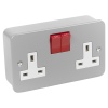 Switched Socket Outlet With Metal Clad Socket