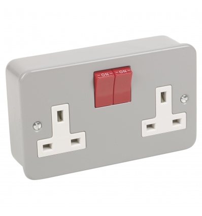 Switched Socket Outlet With Metal Clad Socket