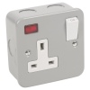 Switched Socket Outlet With Metal Clad Socket