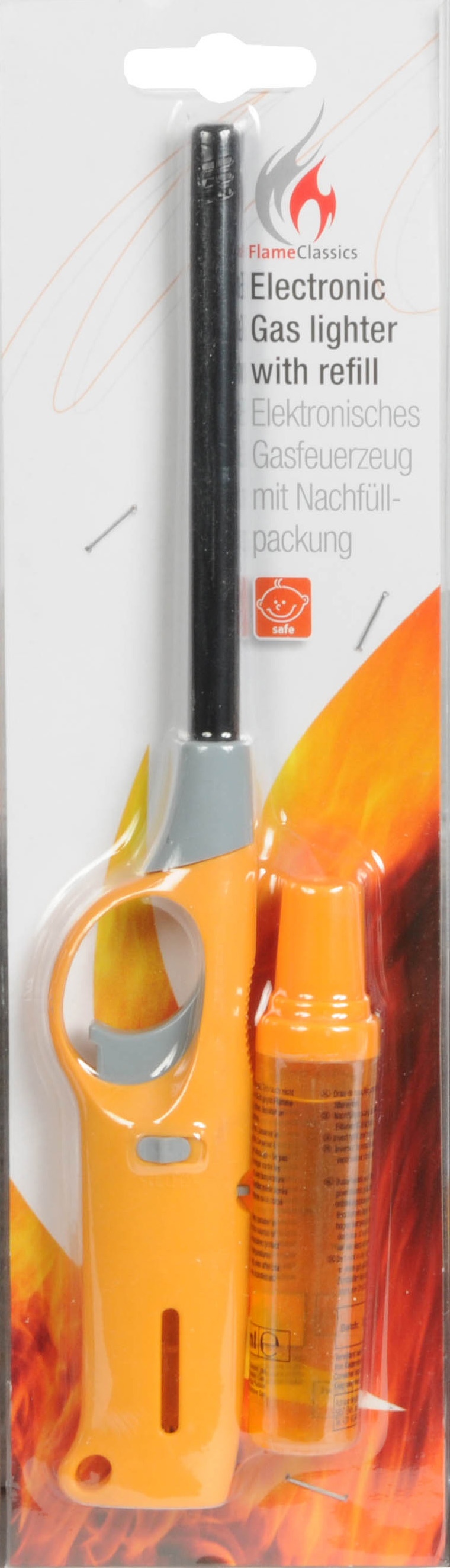 Electronic Gas Lighter & Refill Ovens Cookers Stoves Barbecues Nozzle Safety Kit eBay