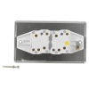 Angled Polished Chrome Light Switch WH