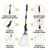 Metal Telescopic Garden Rake [1113]