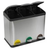 45L Stainless Steel Triple Recycling Bin [863268]