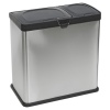 35lL Stainless Steel Duo Recycling Pedal Bin [863275]