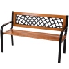 Bench Wood Black Frame [348426]