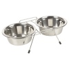 2pcs Metal Pet Feeder