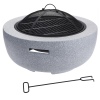 Light Grey Round Fire Bowl [388828]