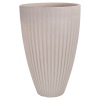 40cm Ribbed Round Plastic Flower Pot