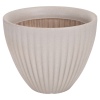 40cm Ribbed Round Plastic Flower Pot