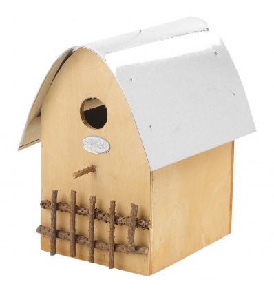 Wood & Metal Birdhouse [803772]