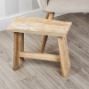 Wooden Teak  Stool Table [573927]