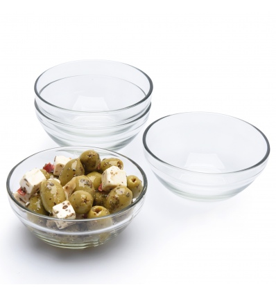 4 PCS Glass Bowl Set [098833]