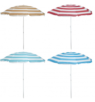 Striped  Beach Parasol Umbrella Stand 4ASS [431104]