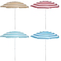 Striped  Beach Parasol Umbrella 4ASS [431104]