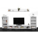 White Cupboards, Shelves & Tv Unit Set