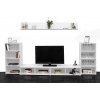 White Cupboards, Shelves & Tv Unit Set
