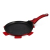 Metallic Line 25cm Burgundy Pancake Pan