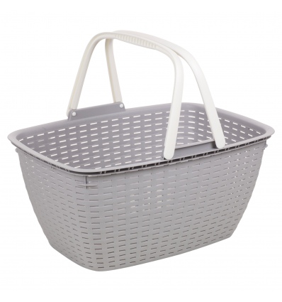 Folding Handle Rattan Basket [561726]