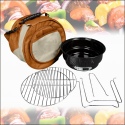 2 in 1 BBQ Grill & Tan/Beige Cooler Bag