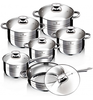 Blauman 12 Pc Cookware Set [743236]