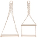 Hanging Shelf With Rope