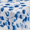 Blue & White Flower Linen Table Cloth [810831]