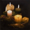 Flickering Candle Canvases