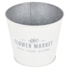 Decorative Metal "Flower Market" Plant Pot Holder[890130]