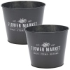 Decorative Metal "Flower Market" Plant Pot Holder[890130]