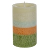 4" 5" 6" Coloured Wax Flameless LED Pillar Candles [X000WJD9D7]