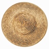 Wooden Round Burnt Plate 39cm