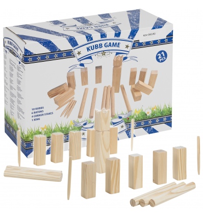 21 Pcs Kubb Game [534146]