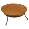 Rust Effect Fire Bowl On Stand 47cm [484036]