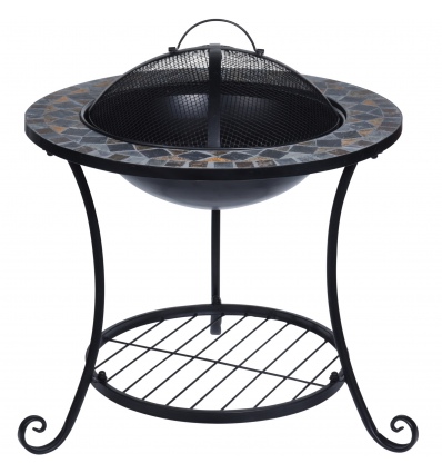 2 Tier Fire Bowl Mosaic Design [284670]