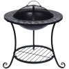 2 Tier Fire Bowl Mosaic Design [284670]