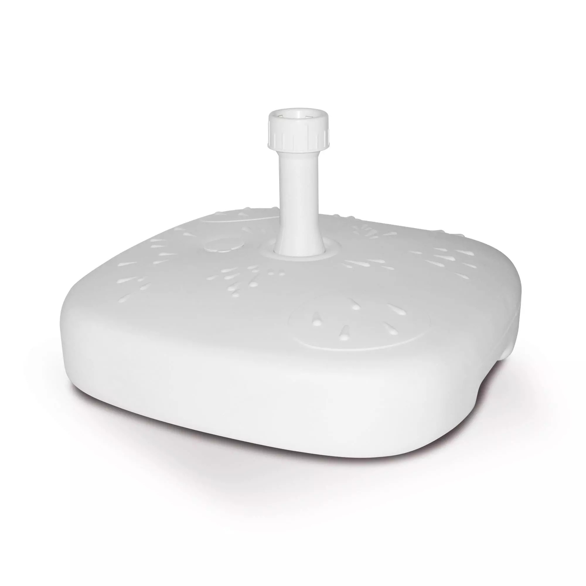 14L 18L 20L White Garden Patio Plastic Umbrella Stand Sun Shade Parasol