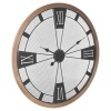 Extra Large Wooden Metal Clock [730085]