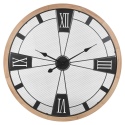 Extra Large Wooden Metal Clock [730085]