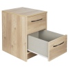 Tilbury 2 Drawer Bedside Chest- Oak Effect [180900]