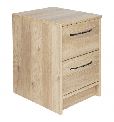 Tilbury 2 Drawer Bedside Chest- Oak Effect [180900]