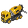 Bright Orange Construction Truck Toy