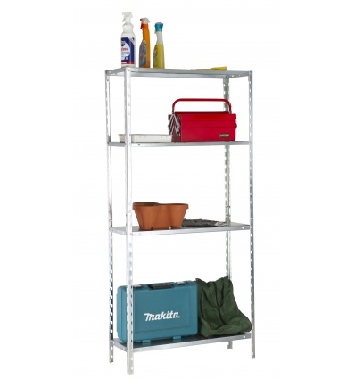 Galvanized 4 Shelf Utility Unit - 500208