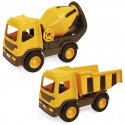 Bright Orange Construction Truck Toy